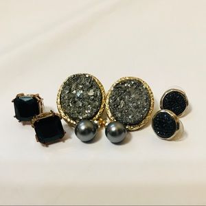 Black earring bundle